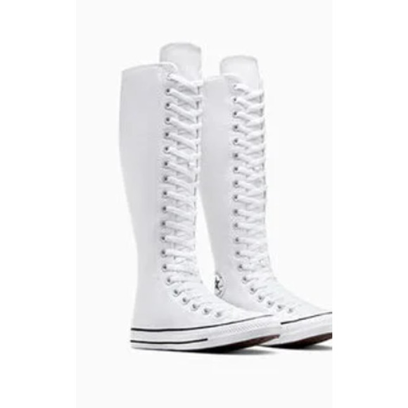 Converse Women's CTAS Knee High Zippered XX Hi Size 6.5 White NWT - Picture 5 of 7